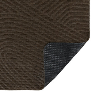 Коврик придверный Дюран Волна Горизонтальная коричневый, фото 5