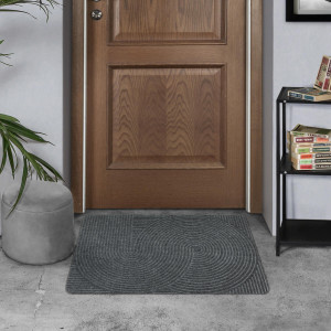 Коврик придверный Дюран Круги серый, фото 6
