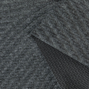 Коврик придверный Дюран Волна Горизонтальная серый, фото 4