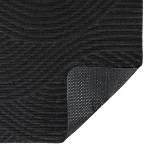 Коврик придверный Дюран Волна Горизонтальная черный, фото 5