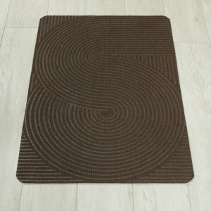 Коврик придверный Дюран Круги коричневый, фото 2