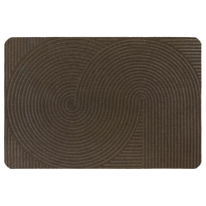 Коврик придверный Дюран Круги коричневый, фото 1