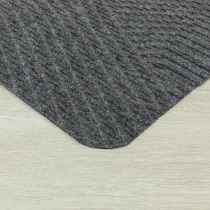 Коврик придверный Дюран Волна Горизонтальная серый, фото 10