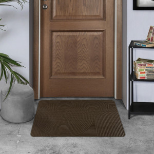 Коврик придверный Дюран Круги коричневый, фото 6