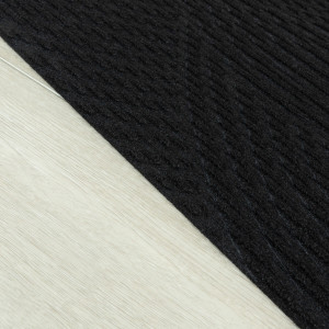 Коврик придверный Дюран Волна Горизонтальная черный, фото 10