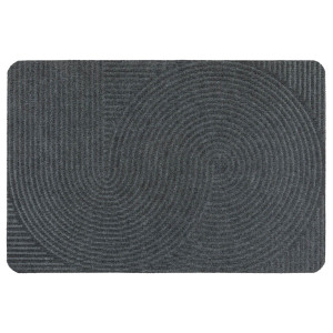 Коврик придверный Дюран Круги серый, фото 1