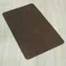 Коврик придверный Дюран Волна Горизонтальная коричневый, фото 3