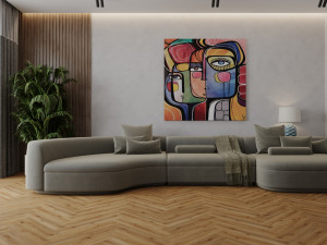 Полимерный пол SPC CronaFloor Herringbone 2.0, фото 1