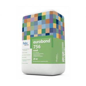 Клей плиточный 756 Eurobond для напольных покрытий
