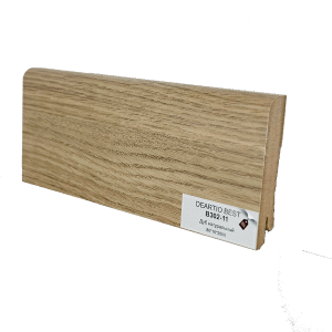 Плинтус МДФ B302-11 Дуб натуральный 80х16х2050