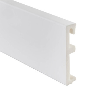 Salag ALPHA AP81U1 Плинтус напольный ALPHA 80 White