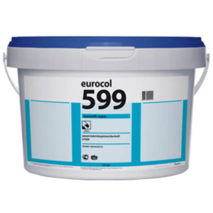 Водно-дисперсионный клей 599 Eurosafe Super для укладки напольных покрытий