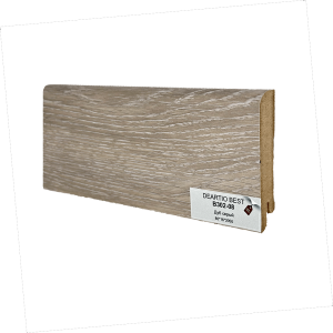 Плинтус МДФ B302-08 Дуб серый 80х16х2050