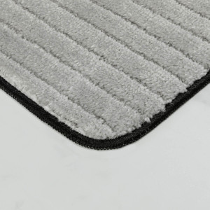 Комплект ковриков на пенорезине FLO 3045A GREY MİX с вырезом, фото 8