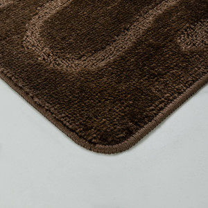 Комплект ковриков на пенорезине FLO 3001 BROWN с вырезом, фото 8