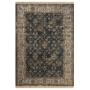 Ковры из Бельгии Isphahan Классические дизайны 84570 Navy/Ivory, фото 1