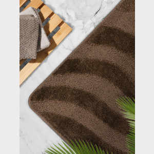 Комплект ковриков на пенорезине FLO 3018 BROWN с вырезом, фото 8