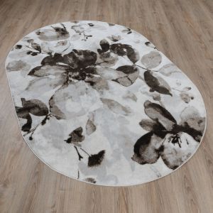 Ковры из Турции Trendy 5637A Cream/Anthracite овал, фото 3