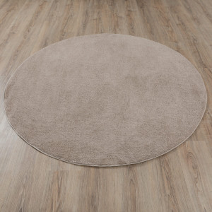 Ковры из Турции Sher PC00A Beige/Beige круг, фото 2