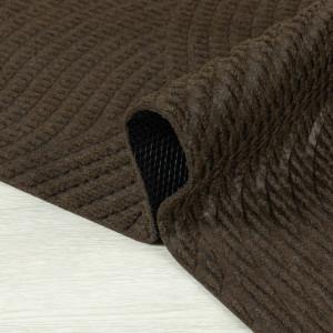 Коврик придверный Дюран Волна Вертикальная коричневый, фото 11