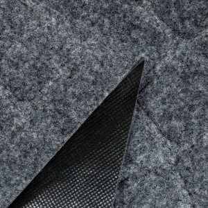 Коврик придверный Лакрум Steen полукруг серый, фото 4