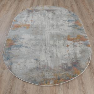 Ковры из Турции Trendy 5623A L.GREY/ROSE овал, фото 2