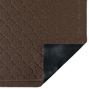 Коврик придверный Лакрум Орнамент прямоугольник коричневый, фото 5