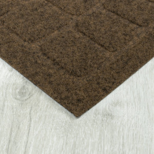 Коврик придверный Лакрум Steen полукруг коричневый, фото 7