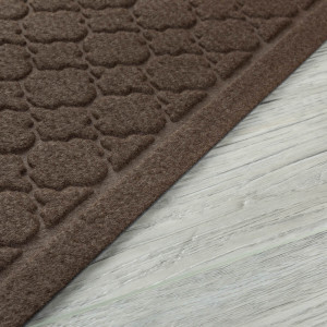 Коврик придверный Лакрум Орнамент прямоугольник коричневый, фото 9