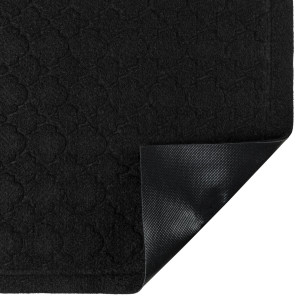 Коврик придверный Лакрум Орнамент прямоугольник черный, фото 5