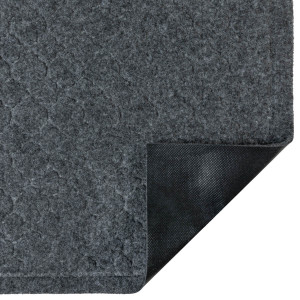 Коврик придверный Лакрум Орнамент прямоугольник серый, фото 5