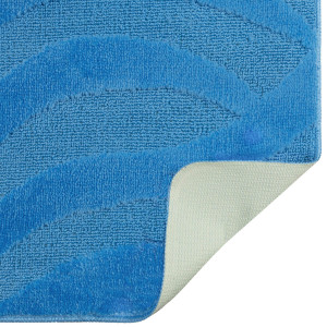 Комплект ковриков на пенорезине FLO 3018 BLUE с вырезом, фото 6