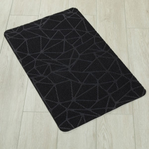 Коврик придверный Дюран Битое стекло черный, фото 3