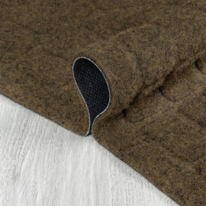 Коврик придверный Лакрум Steen полукруг коричневый, фото 11