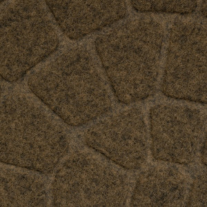 Коврик придверный Лакрум Steen полукруг коричневый, фото 10