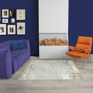 Ковры из Турции ADARA T1873LL CREAM/CREAM, фото 6