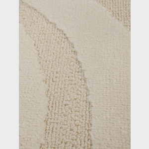 Комплект ковриков на пенорезине FLO 3018 BEIGE с вырезом, фото 10