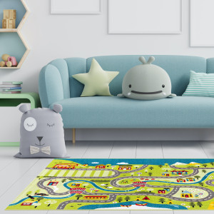 Ковры из Турции Play Rugs D788A Green/Cream, фото 5