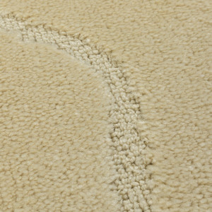 Комплект ковриков на пенорезине FLO 3001 BEIGE с вырезом, фото 10