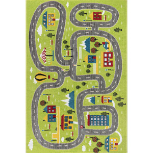 Ковры из Турции Play Rugs D784A Green/Cream, фото 1