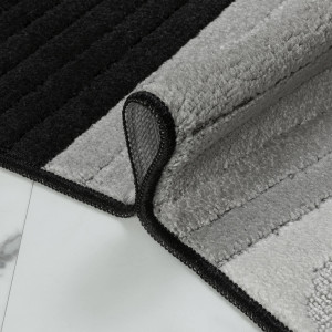 Комплект ковриков на пенорезине FLO 3045A GREY MİX с вырезом, фото 5