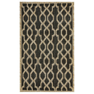 Ковер PAROS A956A BLACK/CREAM, фото 1