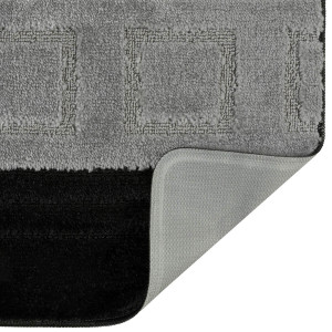 Комплект ковриков на пенорезине FLO 3055A GREY MİX с вырезом, фото 6