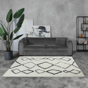 Ковры из Турции Dino E6191 White/Smoke, фото 5