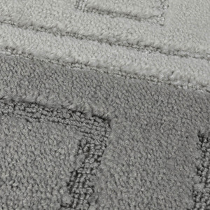 Комплект ковриков на пенорезине FLO 3055A GREY MİX с вырезом, фото 9