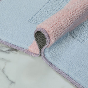 Комплект ковриков на пенорезине FLO 3216B SOFT MİX с вырезом, фото 5