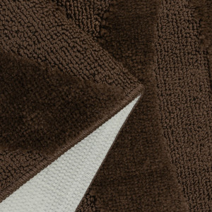 Комплект ковриков на пенорезине FLO 3018 BROWN с вырезом, фото 4