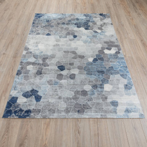 Ковры из Турции FLORES 20004A Grey/Navy, фото 2