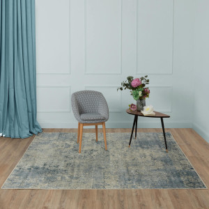 Ковры из Бельгии Isphahan Современные дизайны 84387 Sand/L.Blue, фото 5