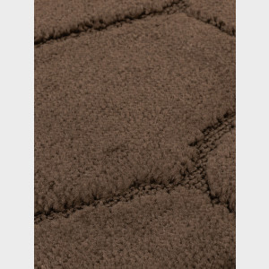 Комплект ковриков на пенорезине FLO 3008 BROWN с вырезом, фото 10